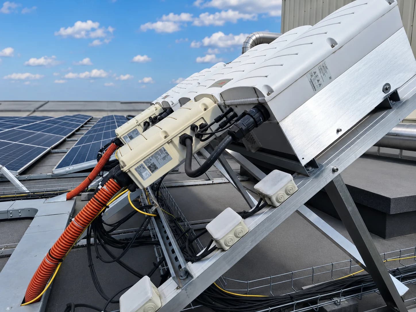 Illustration d'une infrastructure solaire WOLDIUS ENERGY